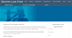 Desktop Screenshot of deatonlawfirm.com